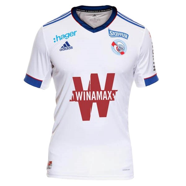 Tailandia Camiseta Estrasburgo Segunda Equipación 2020-2021 Blanco